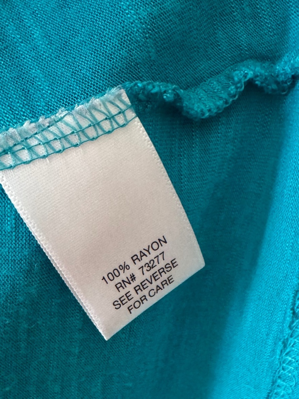 Apt 9 Teal Butterfly Sleeve Top - Picture 6 of 6